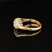 18k Yellow Gold & Platinum Diamond Ring