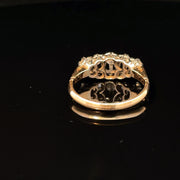 18k Yellow Gold & Platinum Diamond Ring