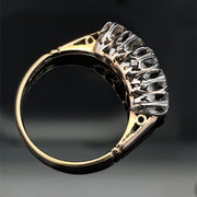 18k Yellow Gold & Platinum Diamond Ring
