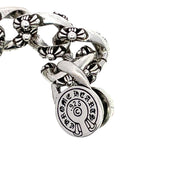 Chrome Hearts Style Vintage Cuban Chain Bracelet