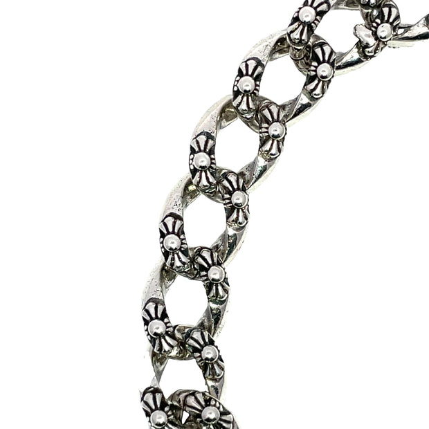 Chrome Hearts Style Vintage Cuban Chain Bracelet