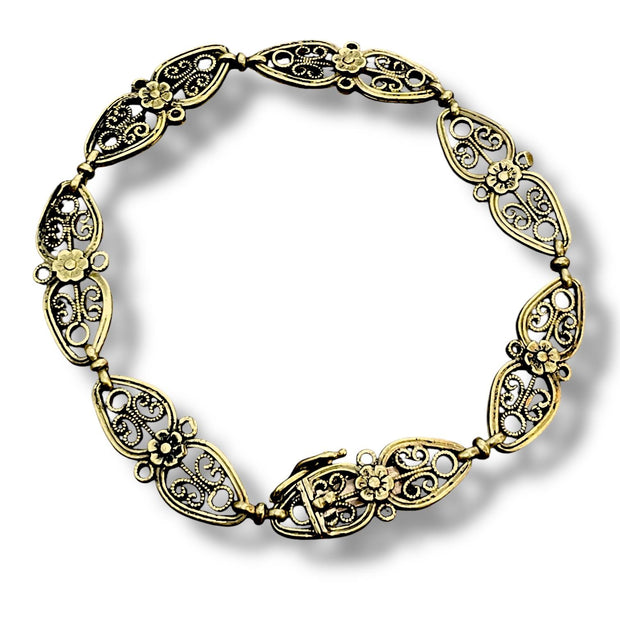 18k Yellow Gold Antique French Bracelet