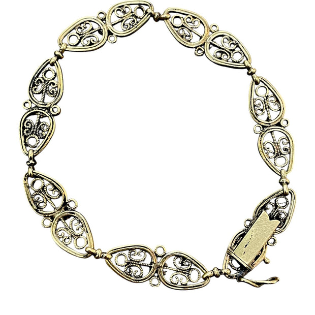 18k Yellow Gold Antique French Bracelet