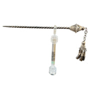 Antique 1800s Silver hair Stick Pin