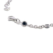 Leo Pizzo Designer 18k White Gold Black Diamond Bracelet
