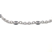 Leo Pizzo Designer 18k White Gold Black Diamond Bracelet