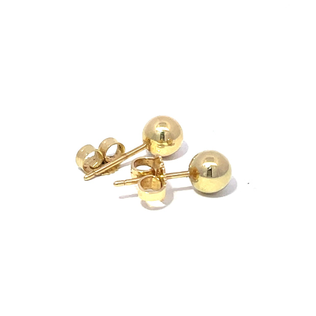 Tiffany & Co. 18k Yellow Gold Beaded Ball Earrings