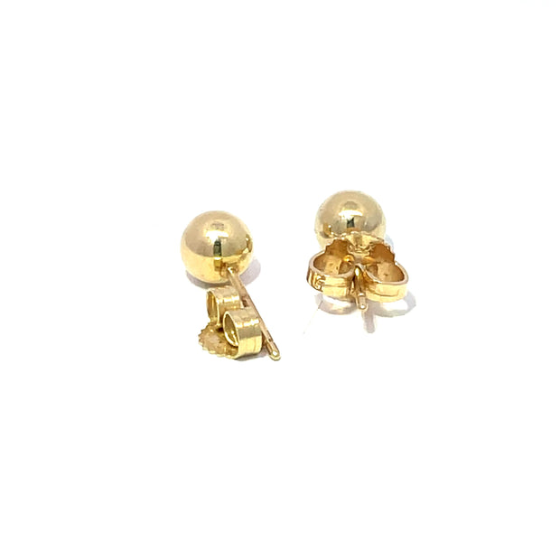 Tiffany & Co. 18k Yellow Gold Beaded Ball Earrings