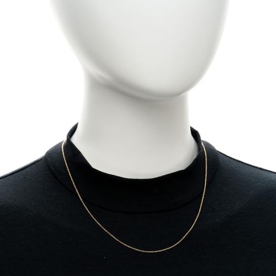 Tiffany & Co. 18k Yellow Gold Thin Chain