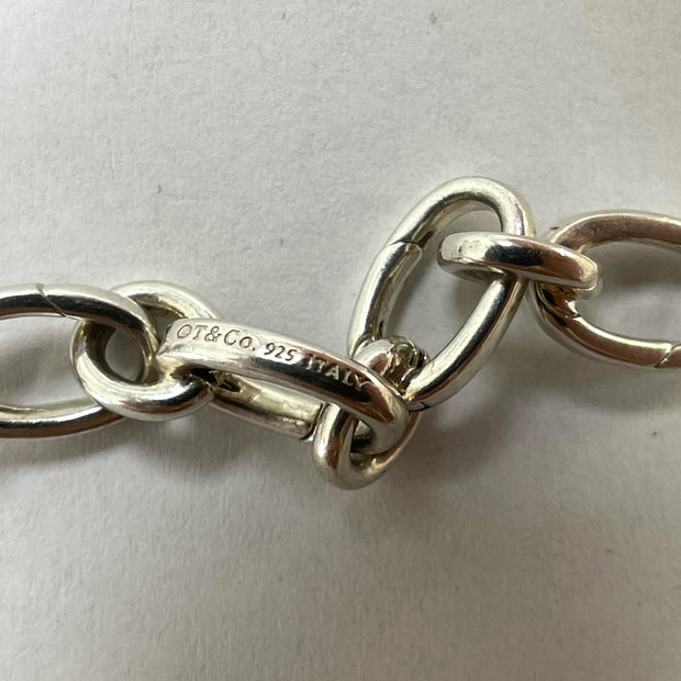 Tiffany & Co. Sterling Silver 925 Multiple Charms link Bracelet