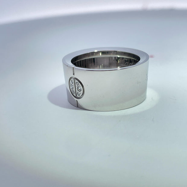 CARTIER Love Cone Diamond 18k White Gold Ring