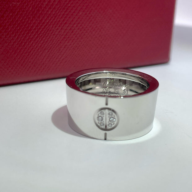CARTIER Love Cone Diamond 18k White Gold Ring
