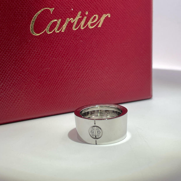 CARTIER Love Cone Diamond 18k White Gold Ring