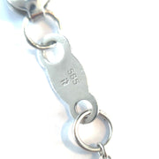 Solid White Gold Diamond Studded Peace Necklace