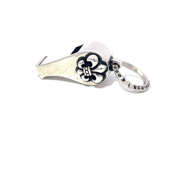 Chrome Hearts Fleur Small Whistle Charm Pendant S925