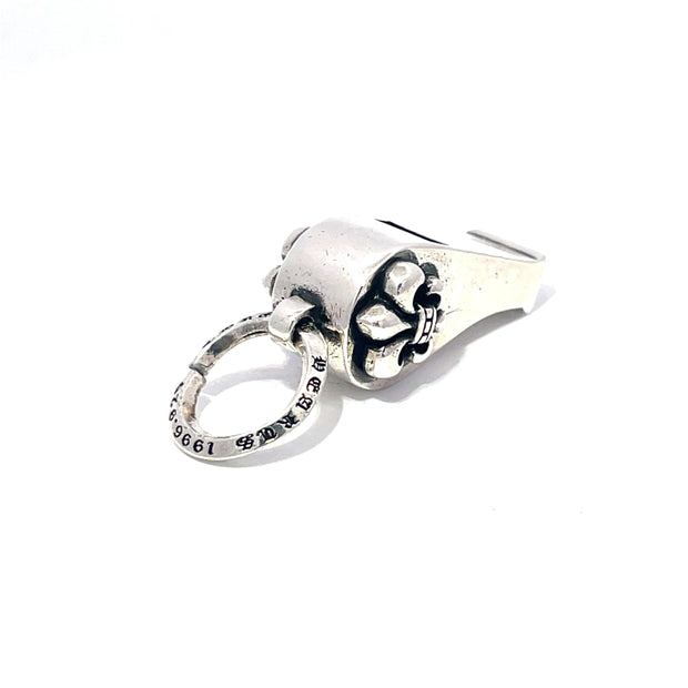Chrome Hearts Fleur Small Whistle Charm Pendant S925