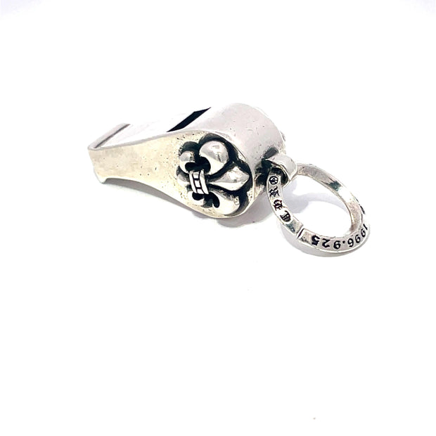 Chrome Hearts Fleur Small Whistle Charm Pendant S925