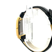 Swiss 999.9 Gold Ingot Watch with Genuine Leather Belt