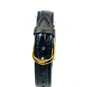 Swiss 999.9 Gold Ingot Watch with Genuine Leather Belt