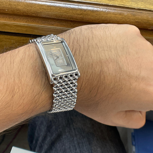 Swiss Credit Suisse 1g 999.5 Purity Platinum Ingot Classic Watch