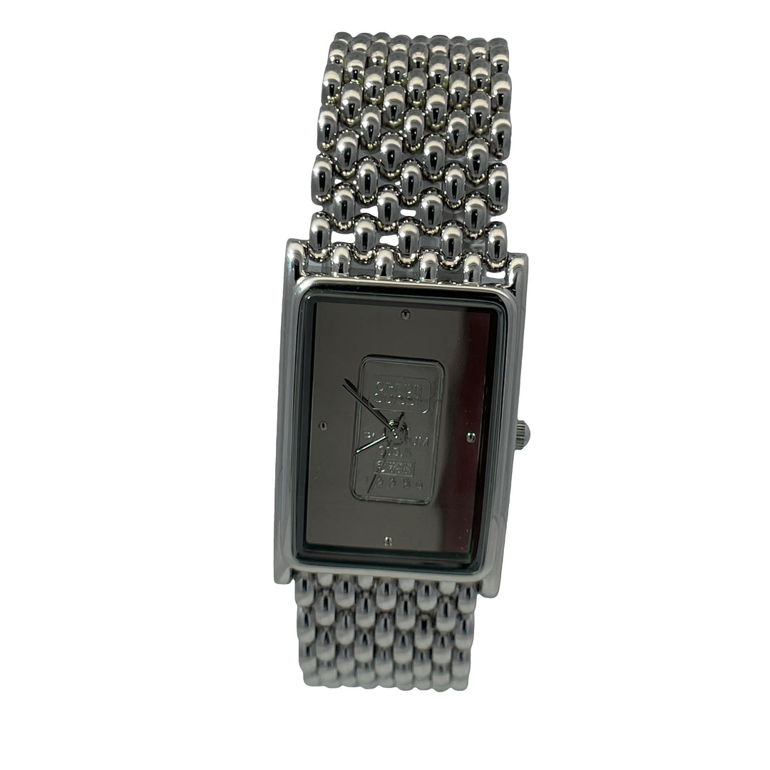 CREDIT SUISSE プラチナインゴット 999.5 腕時計 Swiss Credit Suisse 1g 999.5 Purity Platinum Ingot Classic Watch