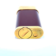 Cartier Vintage Gas Lighter Red Lacquered & Gold Plated