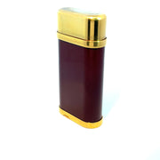 Cartier Vintage Gas Lighter Red Lacquered & Gold Plated