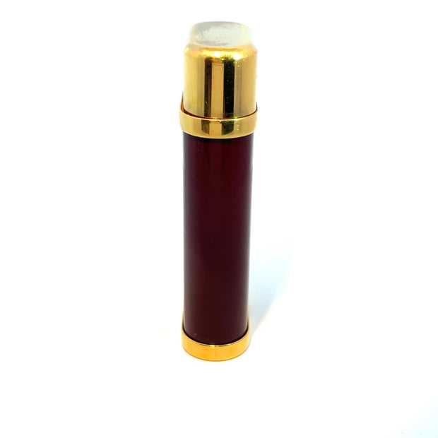 Cartier Vintage Gas Lighter Red Lacquered & Gold Plated
