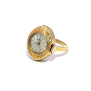 Bucherer 18k Yellow Gold Vintage size6.5 Watch Ring