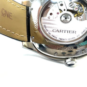 Cartier Drive de Cartier Steel & Leather Watch