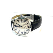 Cartier Drive de Cartier Steel & Leather Watch