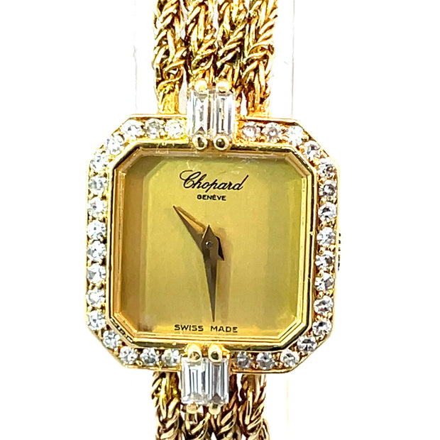 CHOPARD 18k Yellow Gold Vintage Ladies Wristwatch