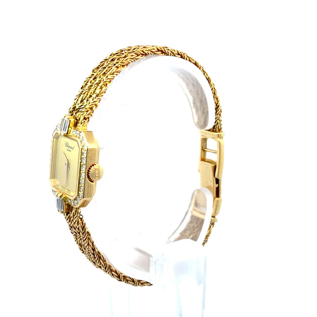 CHOPARD 18k Yellow Gold Vintage Ladies Wristwatch