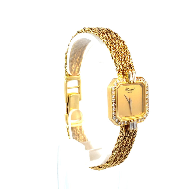CHOPARD 18k Yellow Gold Vintage Ladies Wristwatch