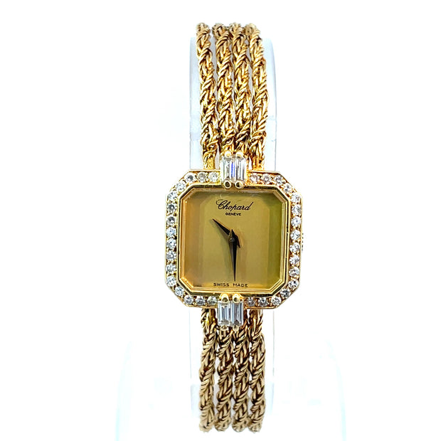 CHOPARD 18k Yellow Gold Vintage Ladies Wristwatch