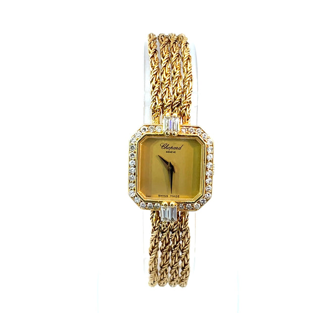 CHOPARD 18k Yellow Gold Vintage Ladies Wristwatch