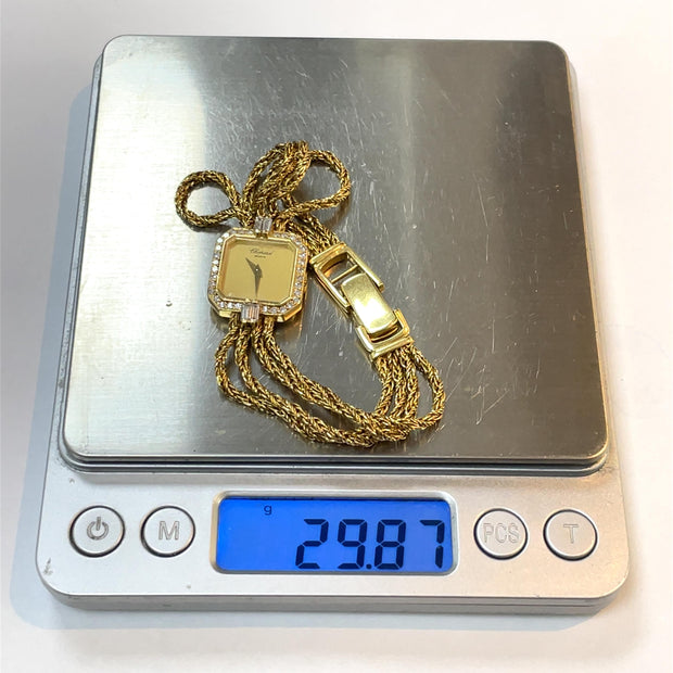 CHOPARD 18k Yellow Gold Vintage Ladies Wristwatch