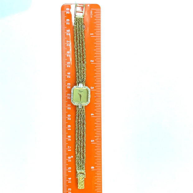 CHOPARD 18k Yellow Gold Vintage Ladies Wristwatch