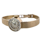 Beautiful 14K Yellow Gold Rolex Ladies Watch With Snake Skin Design Band