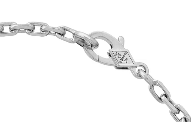 Van Cleef & Arpels 18k White Gold Diamond 5 Motifs  Magic Alhambra Bracelet