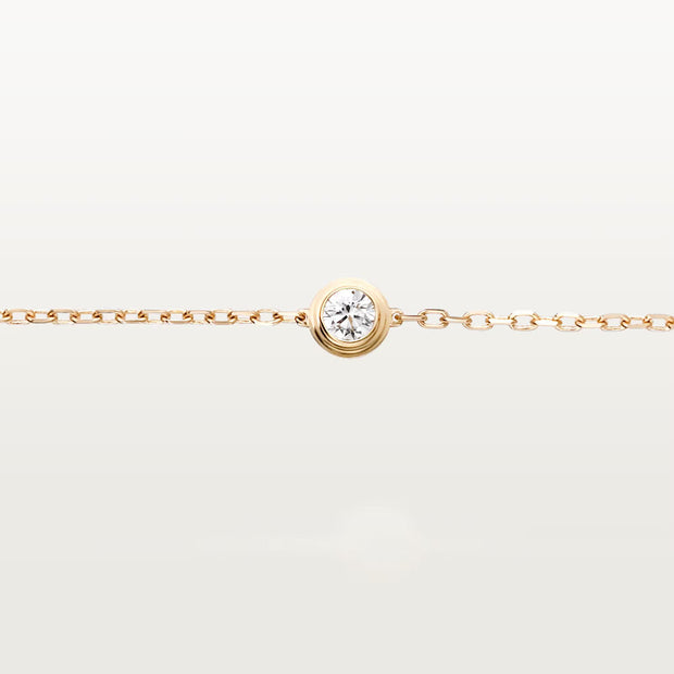 Cartier 18k Yellow Gold D'AMOUR Diamond Bracelet