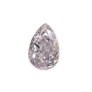 GIA Certified Fancy Purplish Pink Natural 0.16ct Pear Modified Brilliant Diamond