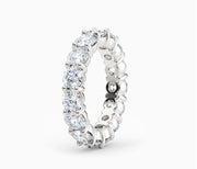 14K Solid White Gold IGI Certified Eternity band adorned in 3 ct Diamonds