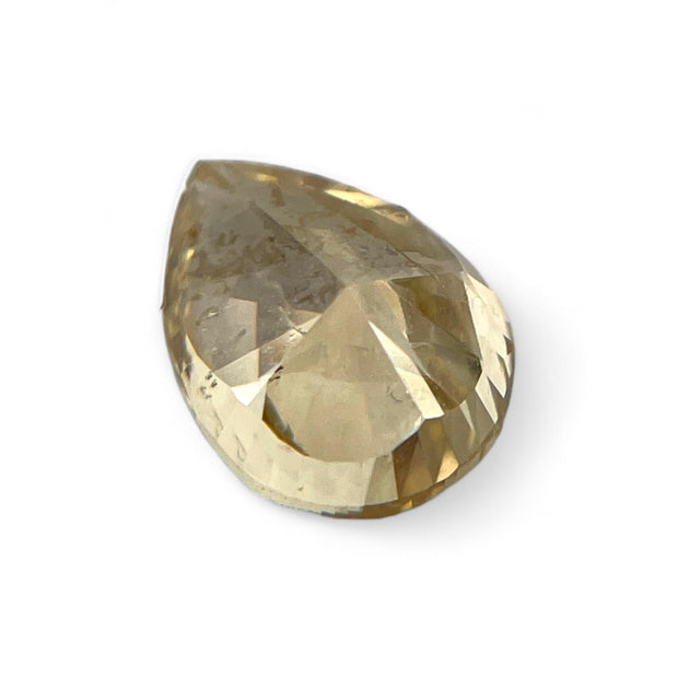 GIA Certified 1.09 Carat Pear Shape Fancy deep Brownish Yellow Natural Diamond