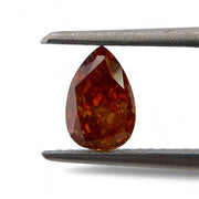 Fancy Deep Brownish Orange GIA Certified 0.93 ct Natural Diamond