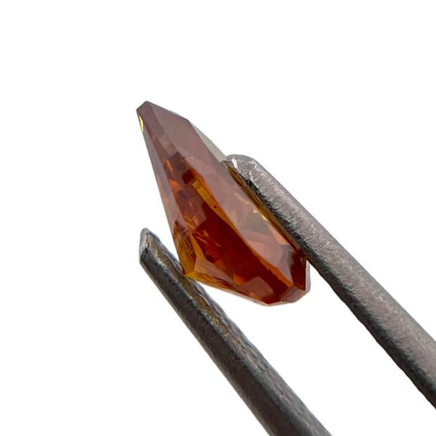 Fancy Deep Brownish Orange GIA Certified 0.93 ct Natural Diamond