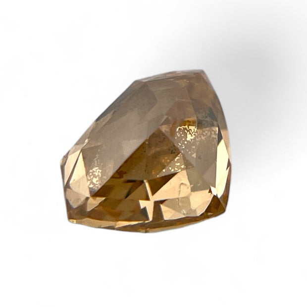 GIA Certified 1 ct Fancy Deep Brownish Yellow Shield cut Natural Diamond