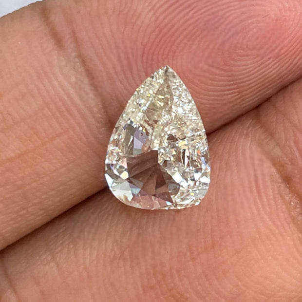 Antique 2.47 ct Pear shaped Natural Diamond