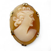 Vintage Cameo Ring with Intricate Gold Setting – Timeless Elegance