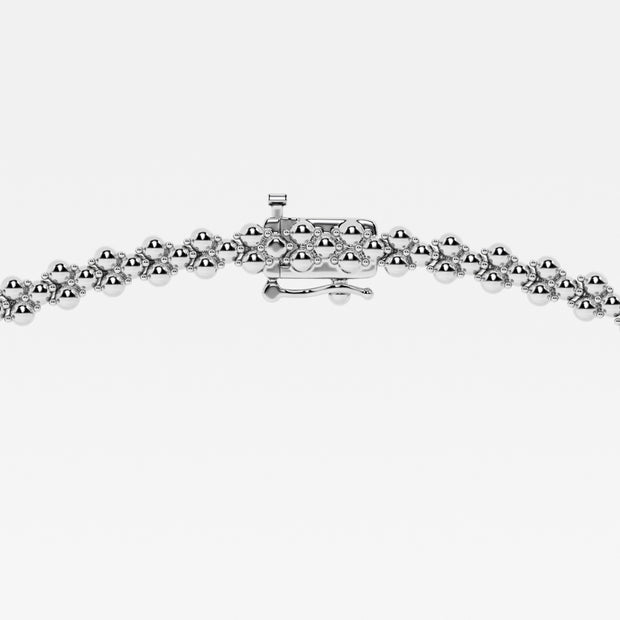 Round Lab Grown Diamond Fashion Necklace - 10 Total Carat Weight
